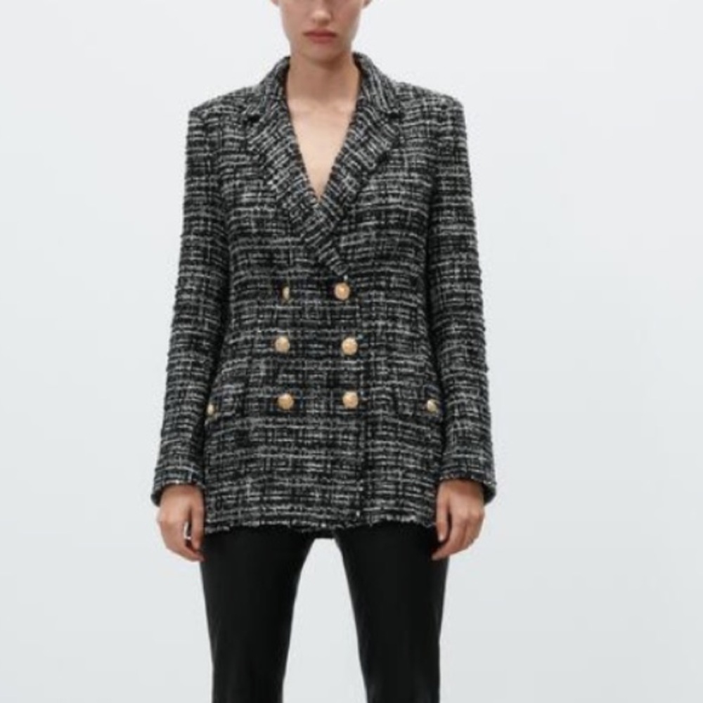 Zara Tweed Blazer